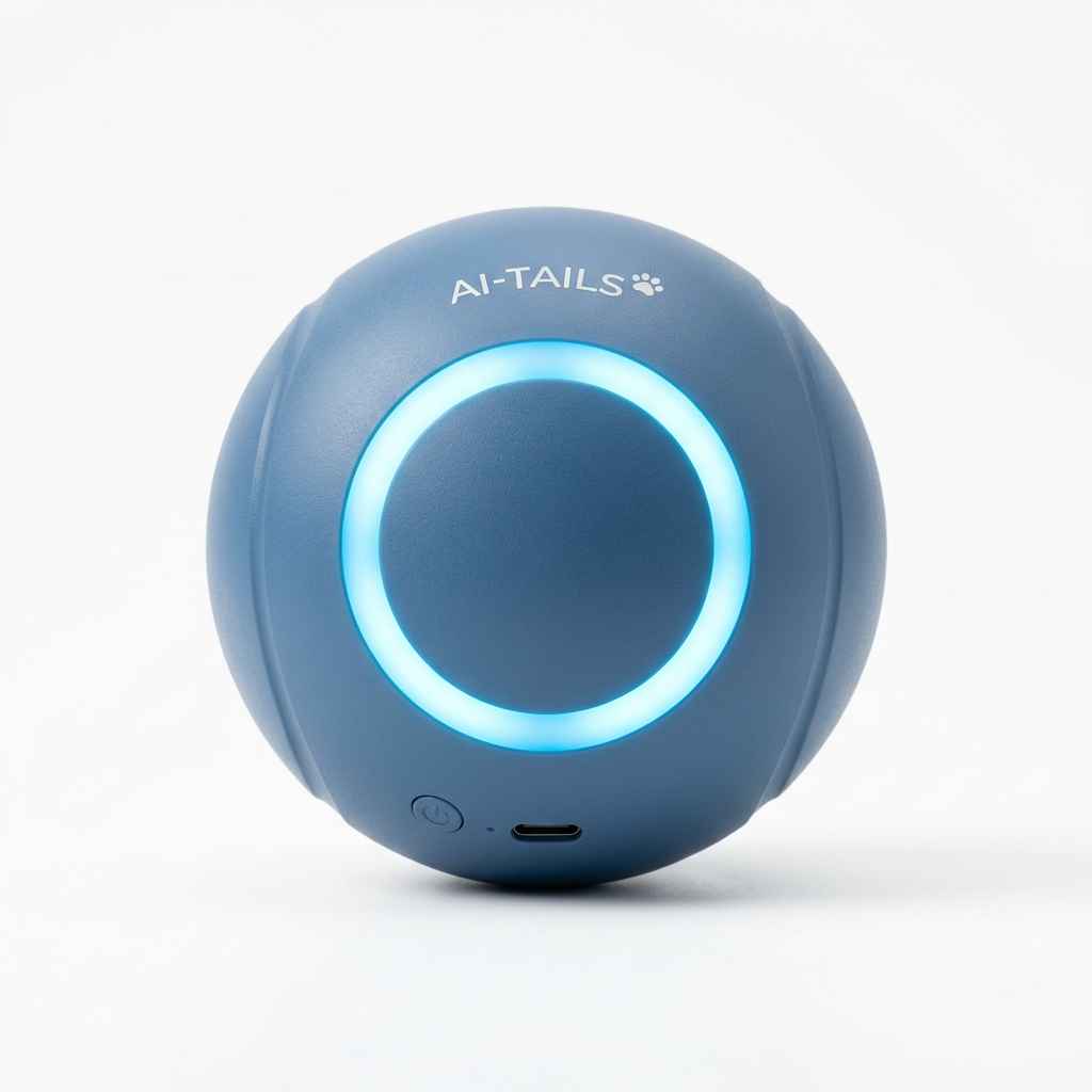 Cozy Paws™ AI-Tails | Smart Bionic Interactive Ball - 360° Auto-Escape, Boredom Buster & Furniture-Safe Tech for Cats & Dogs