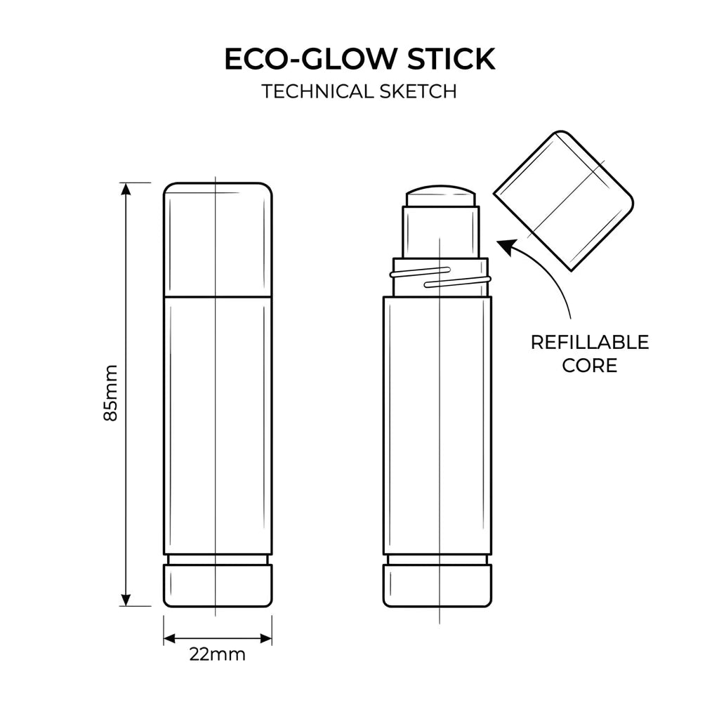 Cozy Paws™ Eco-Glow | Refillable Bio-Serum Paw Stick — Instant Relief for Cracked Paws, Hands-Free Application & 100% Non-Toxic Bio-Formula