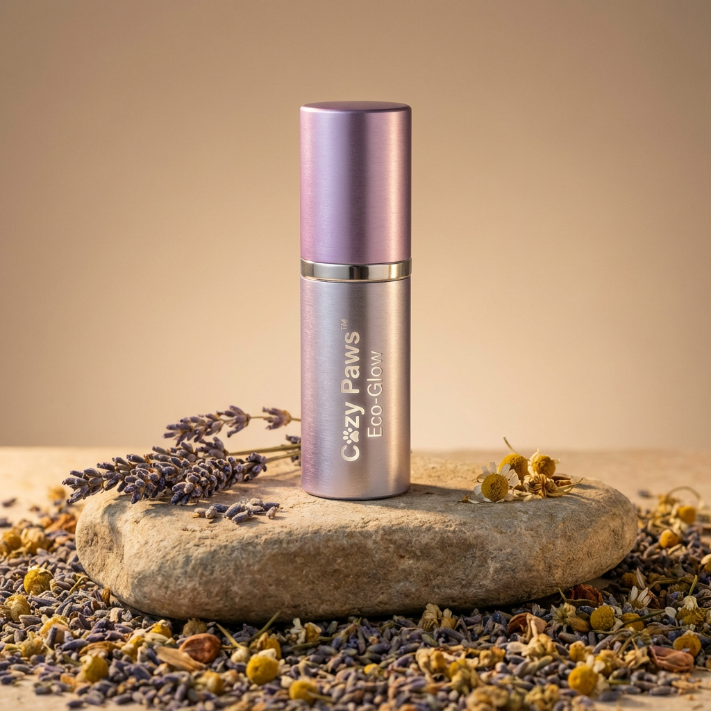 Cozy Paws™ Zen-Pebble: Ultrasonic Calming Tech Pendant