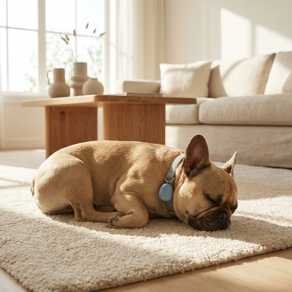 Cozy Paws™ Zen-Pebble | 2026 AI-Ultrasonic Calming Pendant — Silent Anxiety Relief, Fireworks & Storm Protection for Anxious Pets
